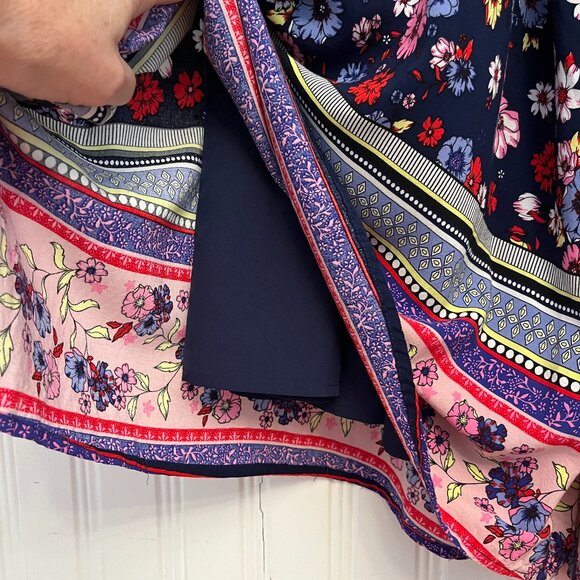 Lulus High Rise Floral Boho Wide Leg Pant, Size Large - Picture 5 of 12